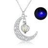 Luminous Moon Pendant Necklace UK