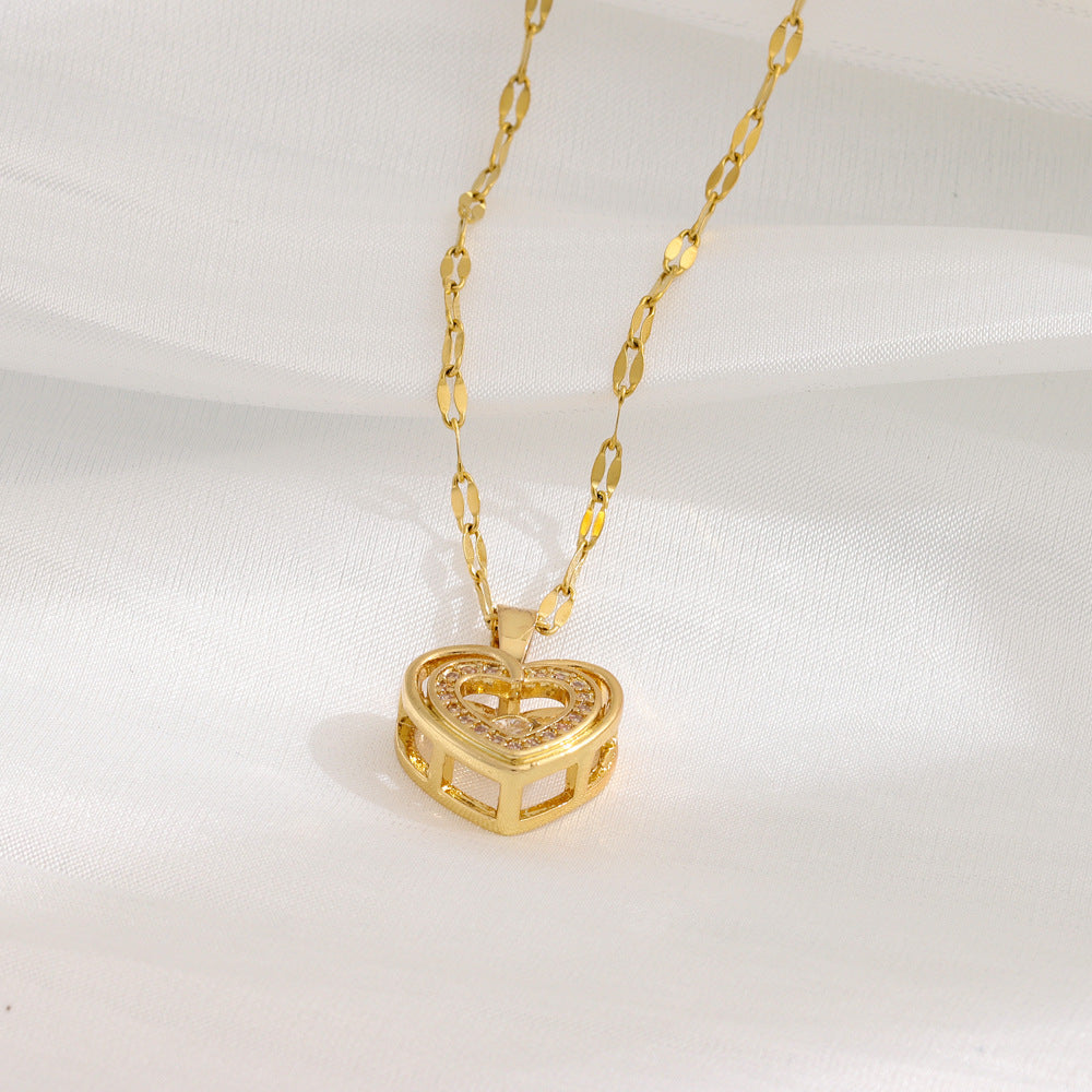Double Layer Love Necklace UK