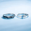 925 Silver Couple Rings UK