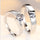 Silver Couple Ring Set UK