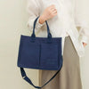 Women’s Large Capacity Canvas Tote & Crossbody Bag – Multi-Pocket Waterproof Messenger Mommy Bag