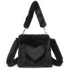 Women’s Fluffy Plush Tote & Shoulder Bag – Top-Handle Winter Handbag Comfort Style