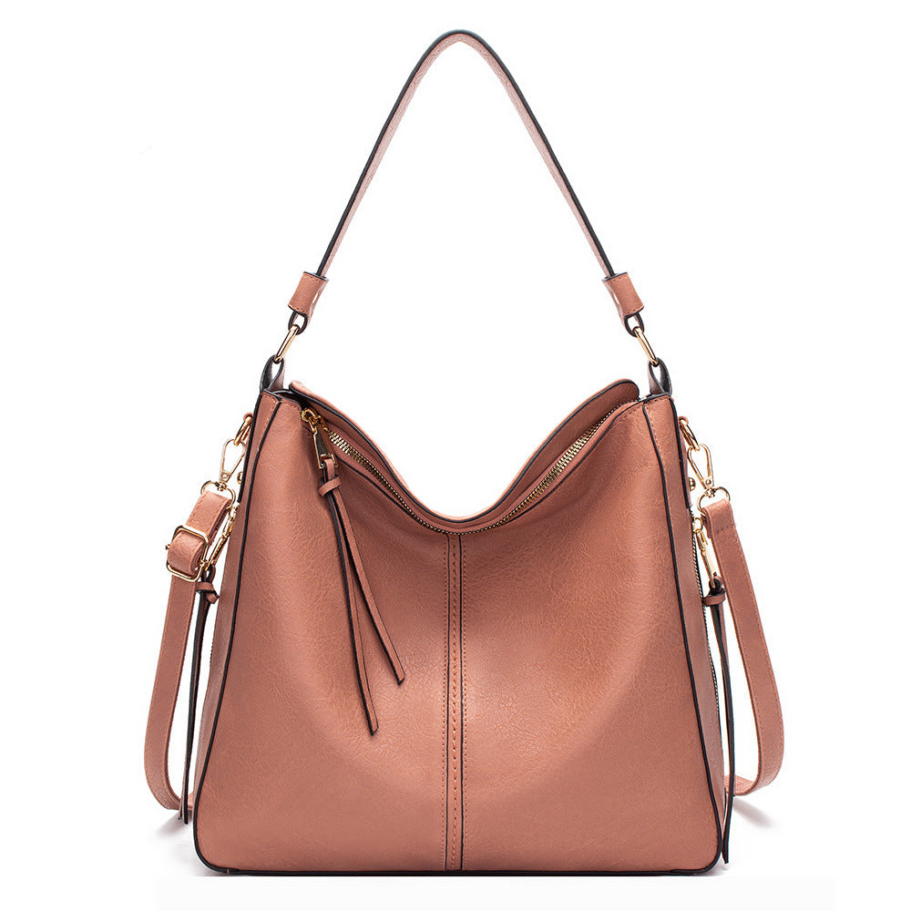 Women’s PU Leather Hobo Tote Bag – High Capacity Crossbody & Shoulder Handbag for Work & Shopping