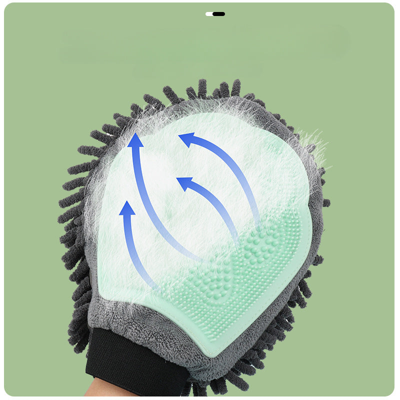 Pet Bathing and Grooming Glove UK