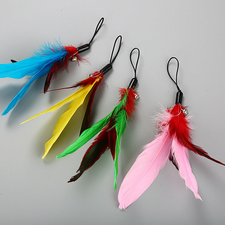 Funny Cat Feather Wand Toy Set – Interactive Fishing Rod Play for Cats