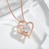 Zircon Double Love Necklace UK