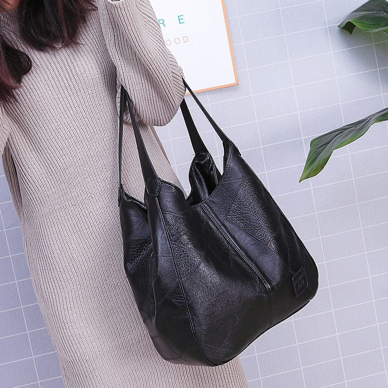 Women’s Premium Top-Handle Shoulder Bag – Elegant Luxury Style Handbag for Work & Evening