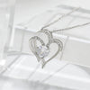 Zircon Double Love Necklace UK