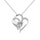 Zircon Double Love Necklace UK