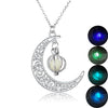 Luminous Moon Pendant Necklace UK