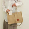 Women’s Large Capacity Canvas Tote & Crossbody Bag – Multi-Pocket Waterproof Messenger Mommy Bag