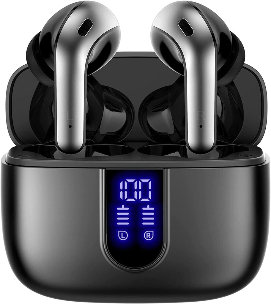 Wireless Bluetooth 5.3 Earbuds | Waterproof Noise-Cancelling Headphones with Charging Case