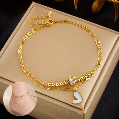 Love Heart Anklet UK