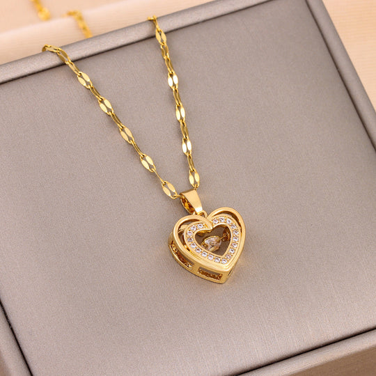 Double Layer Love Necklace UK