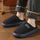Men’s Warm Plush House Slippers – Non-Slip Indoor Floor Shoes