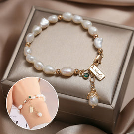 Zircon and Pearl Bracelet UK
