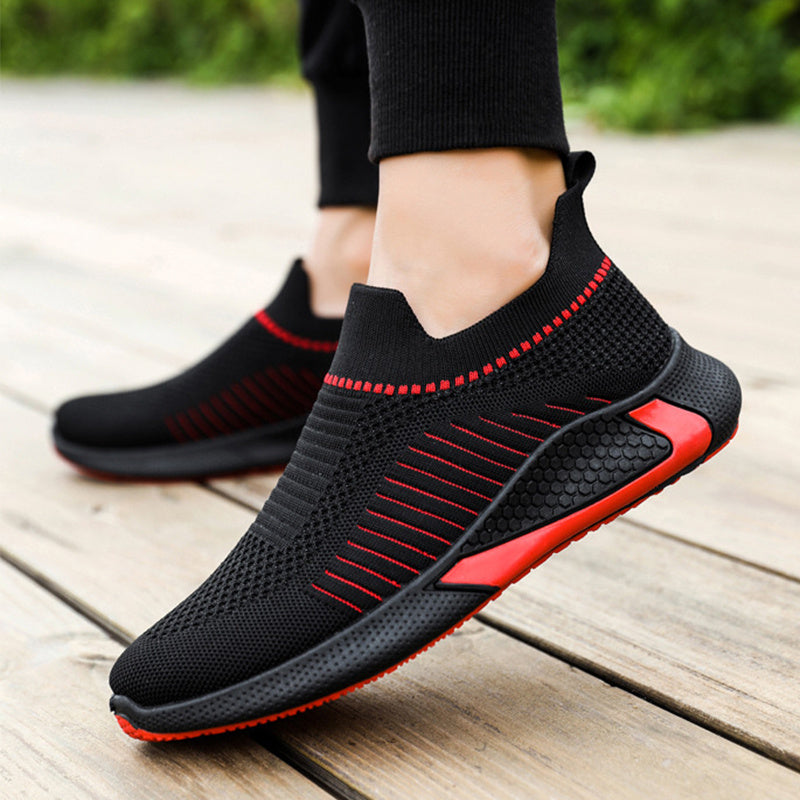 Men’s Outdoor Slip-On Mesh Sock Trainers – Breathable Lightweight Running & Casual Sneakers