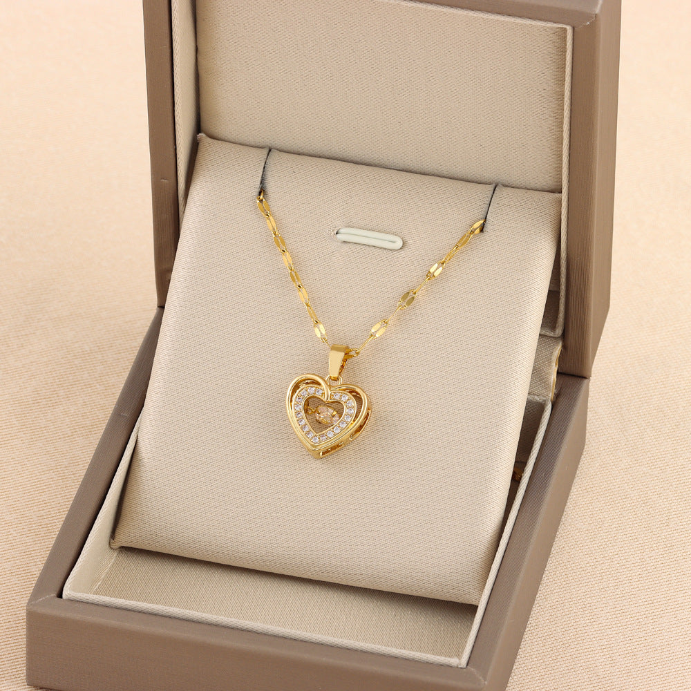 Double Layer Love Necklace UK